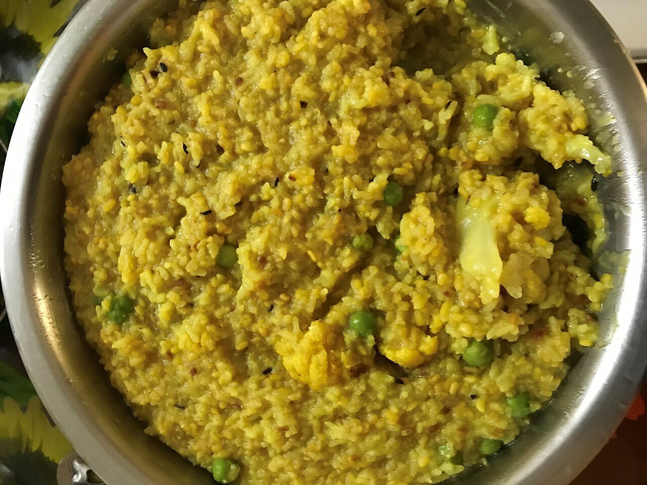A bowl of veg khichdi